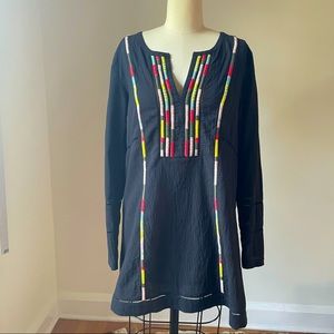 Prana Embroidered Tunic Coverup Sz M